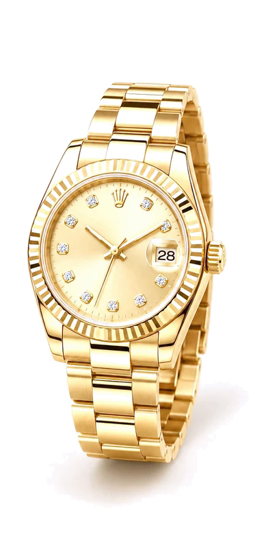 Montre dorée