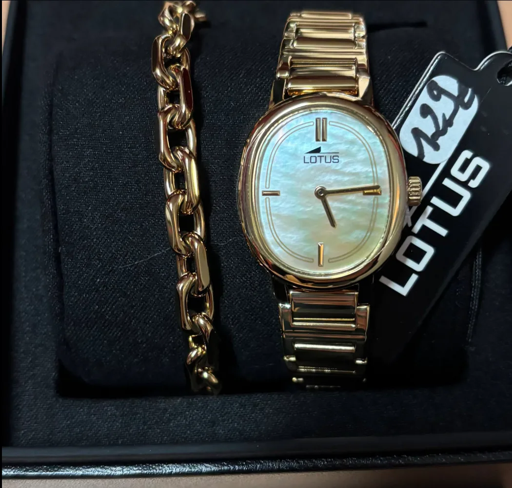 Coffret Lotus, cadran nacré